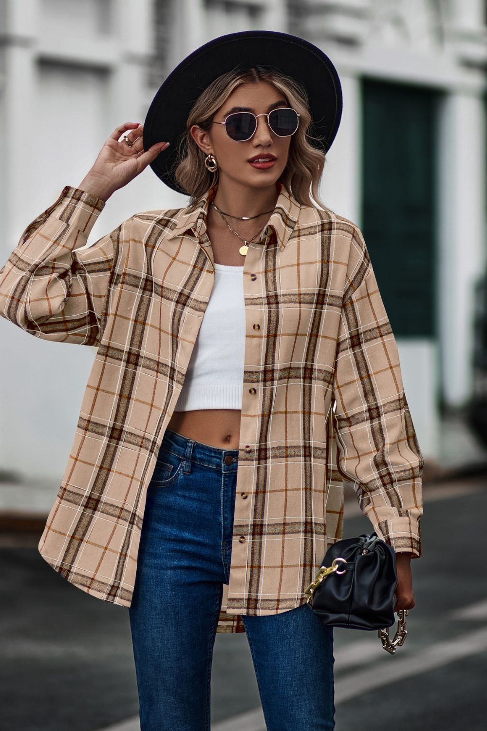 Plaid Long Sleeve Shirt